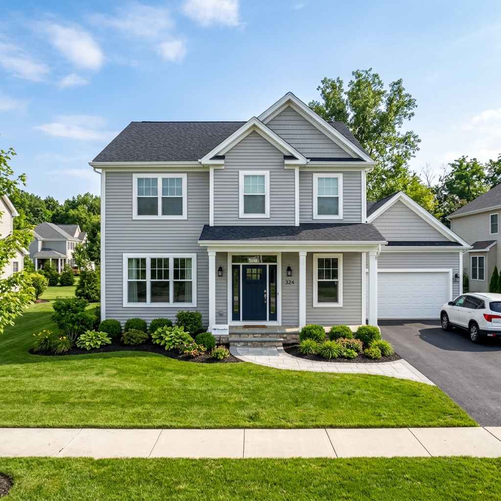 Pristine Norandex vinyl siding installation.